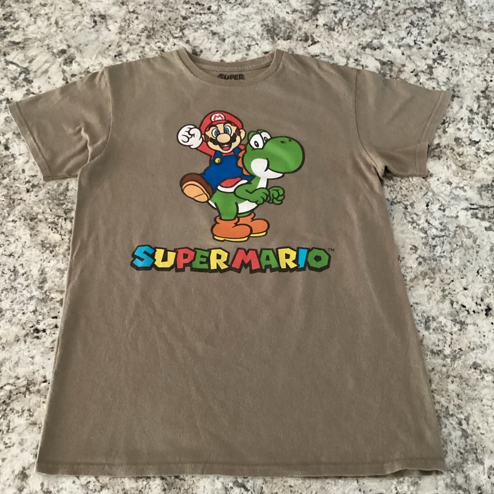 Nintendo Super Mario Tan Tee